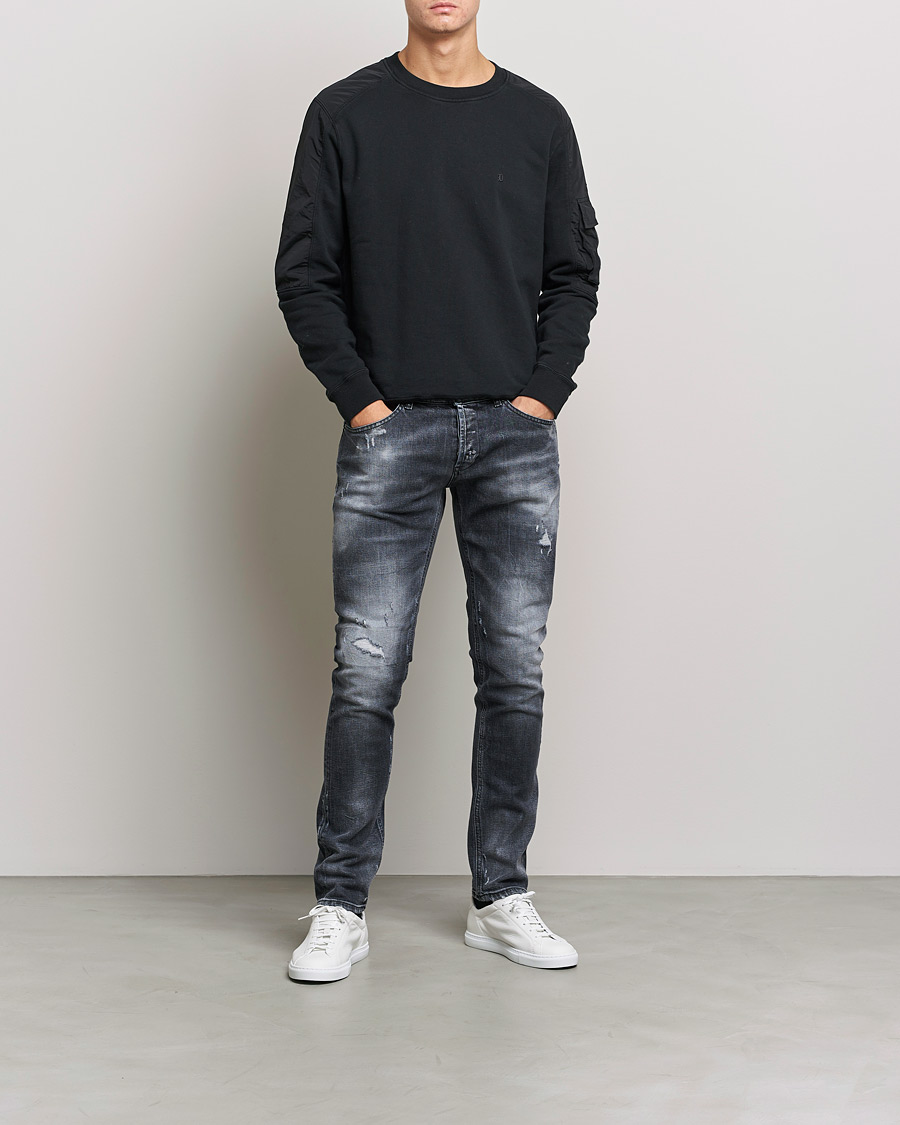 Homme | Jeans | Dondup | George Destroyed Jeans Grey/Black