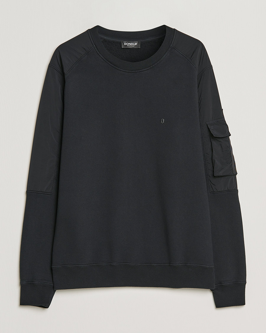 Homme | Pulls Et Tricots | Dondup | Felpa Crew Neck Sweatshirt Black