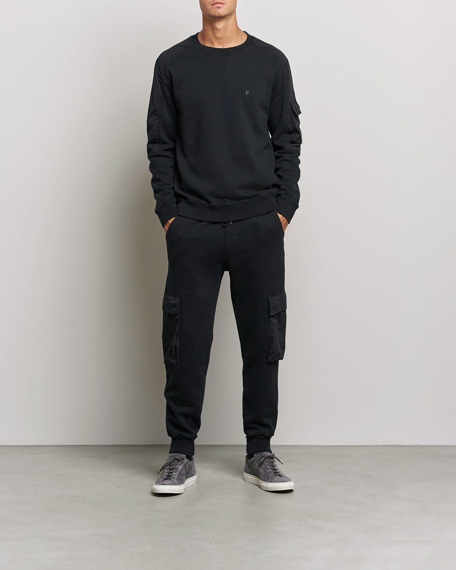 Homme | Pulls Et Tricots | Dondup | Felpa Crew Neck Sweatshirt Black
