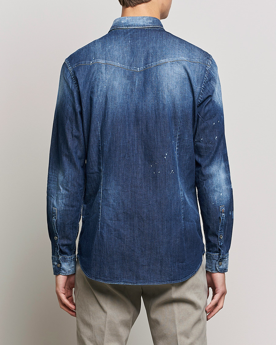 Homme | Chemises | Dondup | Denim Shirt Blue