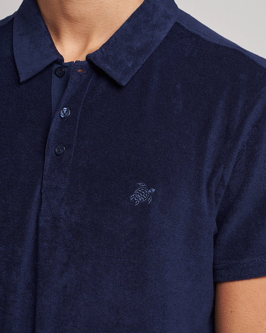 Homme | Chemises | Vilebrequin | Phoenix Terry Shirt Bleu Marine