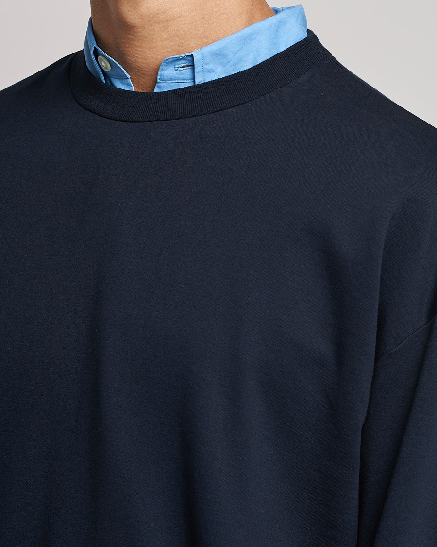 Homme | Pulls Et Tricots | Auralee | High Gauge Sweatshirt Navy