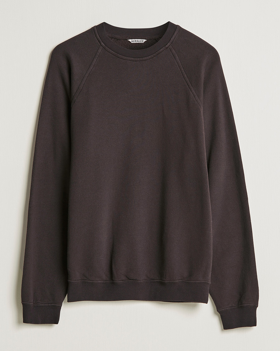 Homme | Pulls Et Tricots | Auralee | Fluffy Sweatshirt Dark Brown