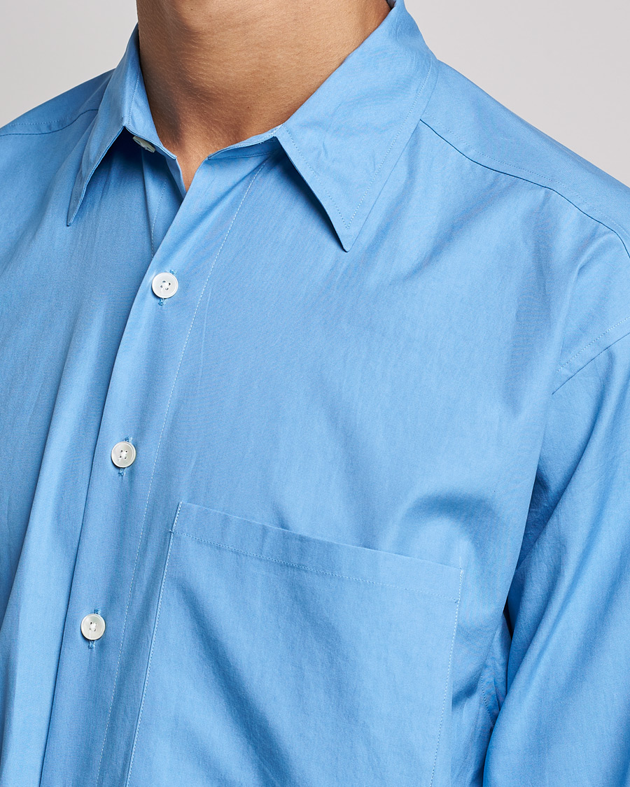 Homme | Chemises | Auralee | Finx Twill Shirt Clear Blue