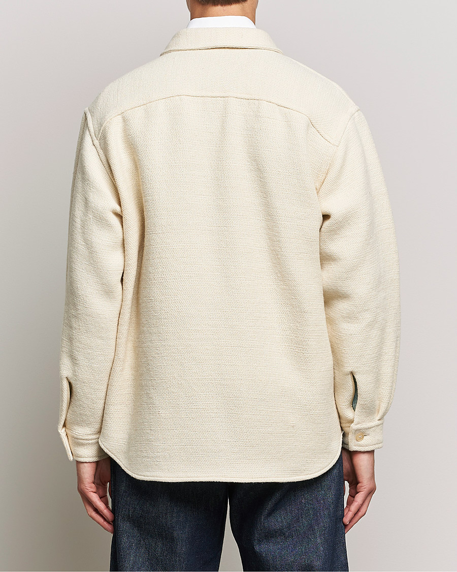 Homme | Chemises | Auralee | Double Pocket Wool Overshirt Ivory