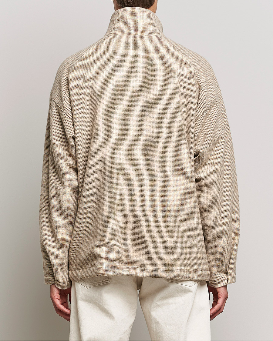 Homme | Manteaux Et Vestes | Auralee | Light Tweed Zip Blouson Beige