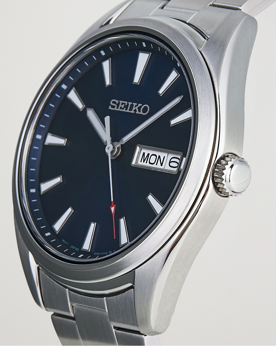 Homme |  | Seiko | Classic Day Date 40mm Steel Blue Dial