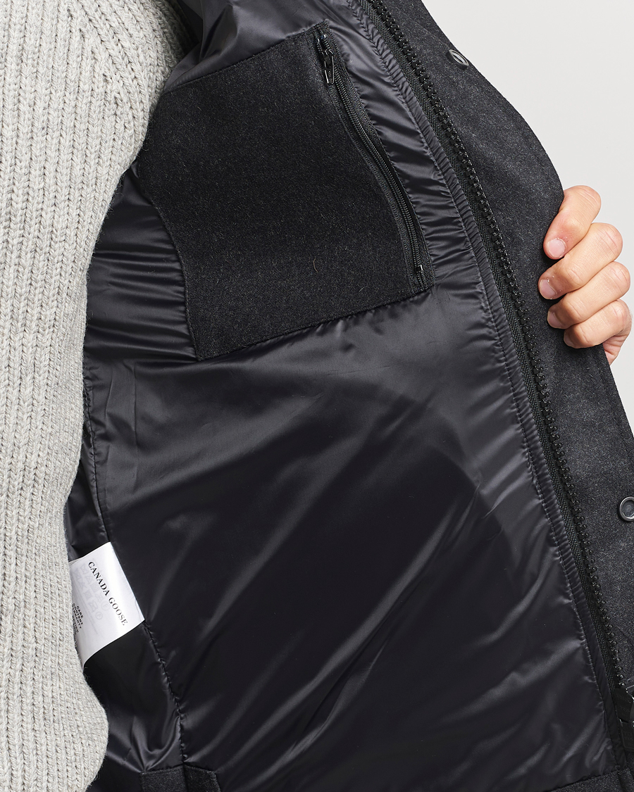 Homme | Manteaux Et Vestes | Canada Goose | Macmillan Wool Parka Carbon Melange