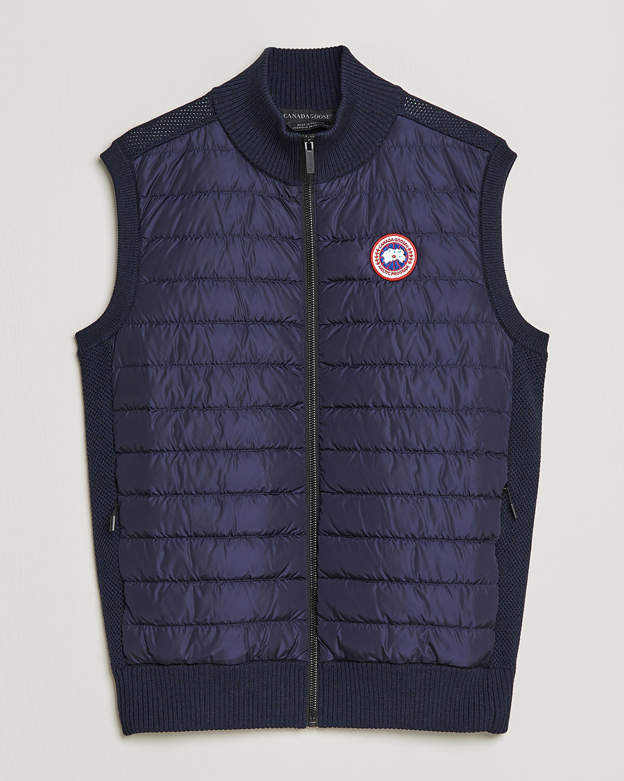 Homme | Gilets | Canada Goose | Hybridge Knit Vest Navy