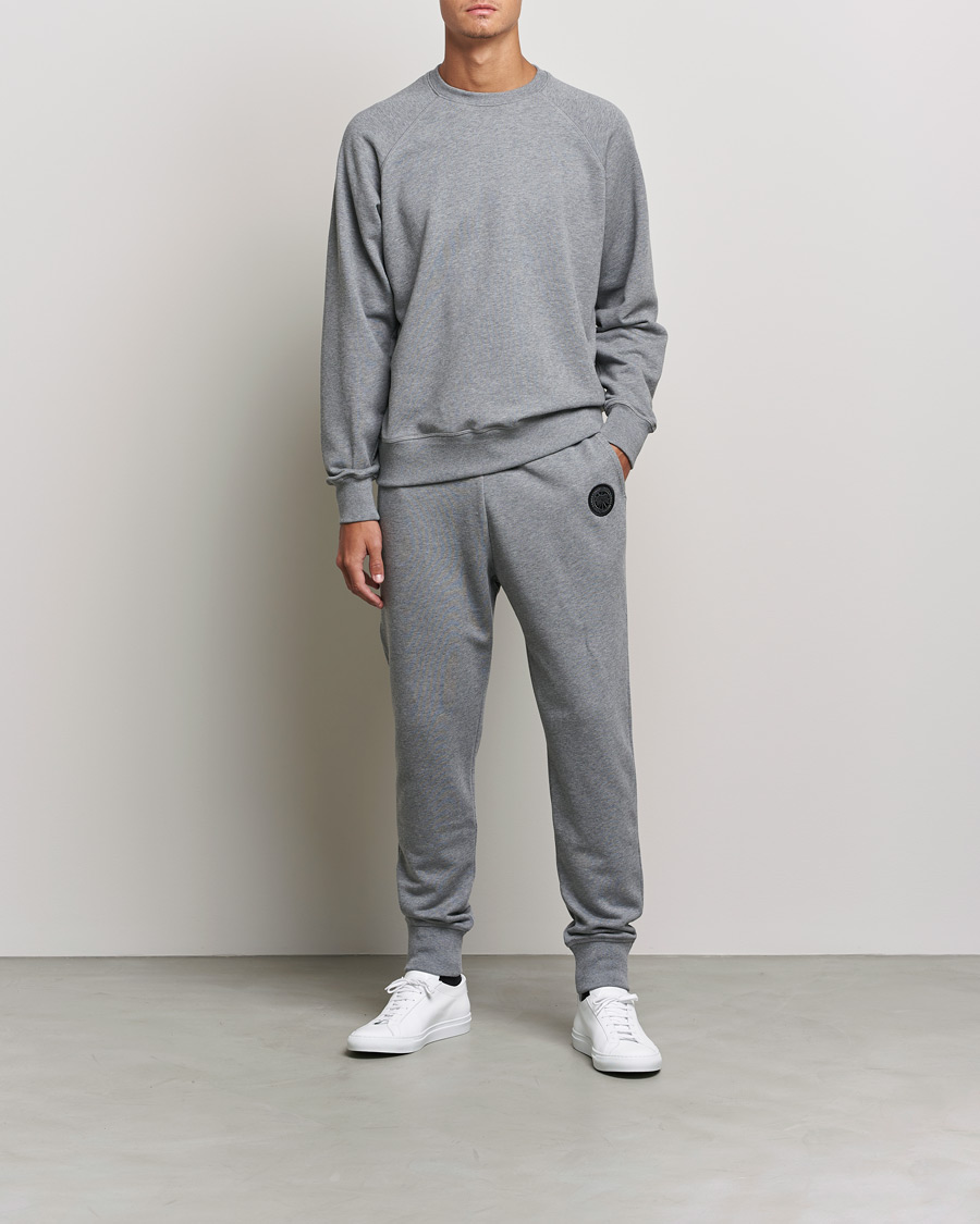 Homme | Pantalons | Canada Goose Black Label | Huron Sweatpants Stone Heather