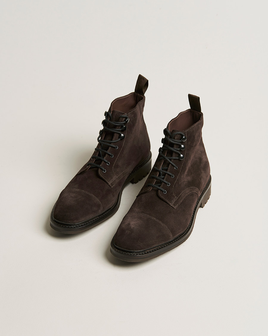 Homme | Loake 1880 Sedbergh Suede Derby Boot Dark Chocolate | Loake 1880 | Sedbergh Suede Derby Boot Dark Chocolate