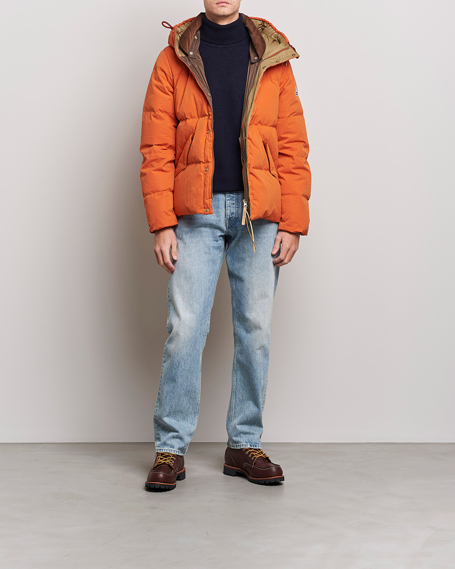 Homme | Manteaux Et Vestes | Holubar | Crinkle Jacket Dark Orange