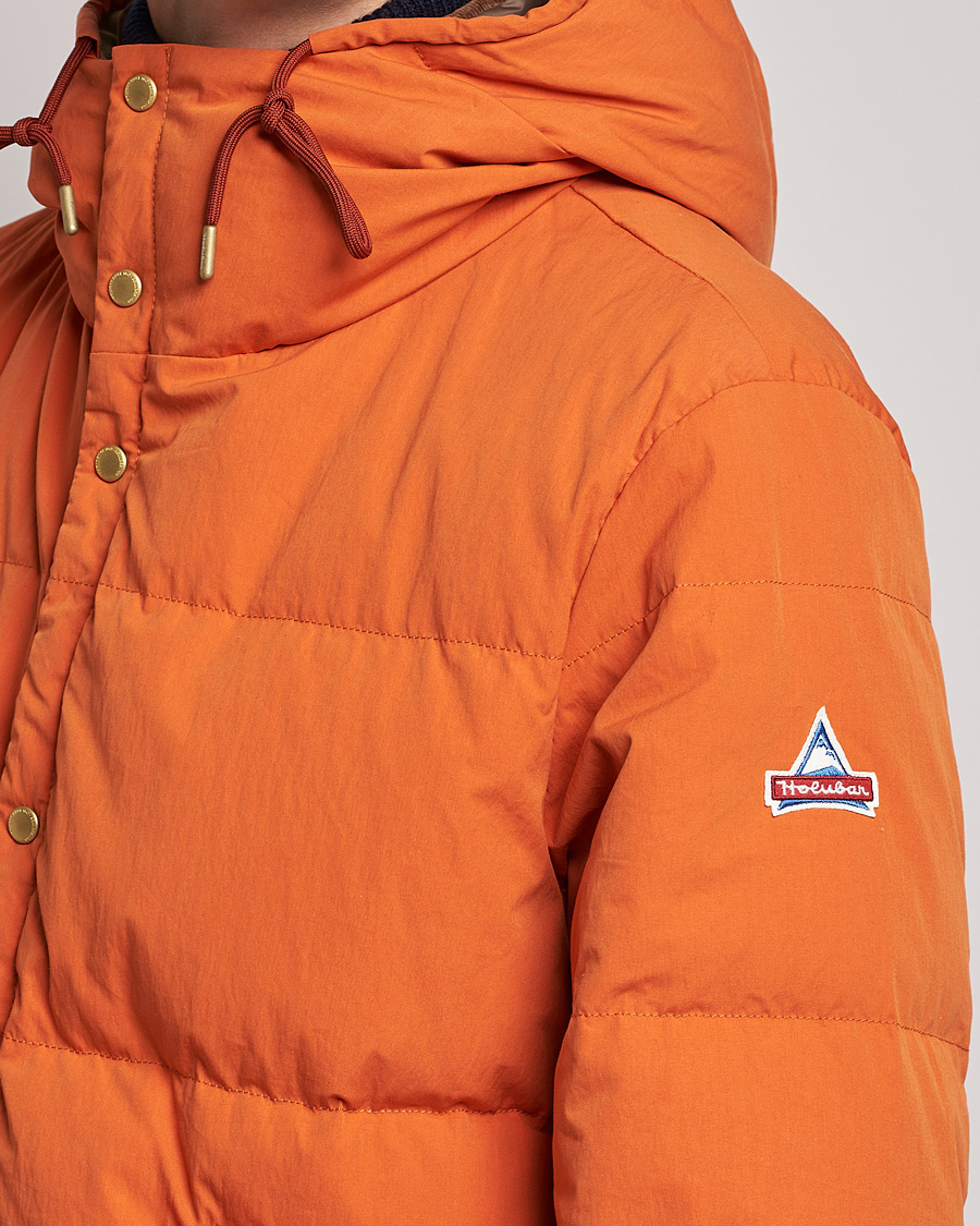 Homme | Manteaux Et Vestes | Holubar | Crinkle Jacket Dark Orange