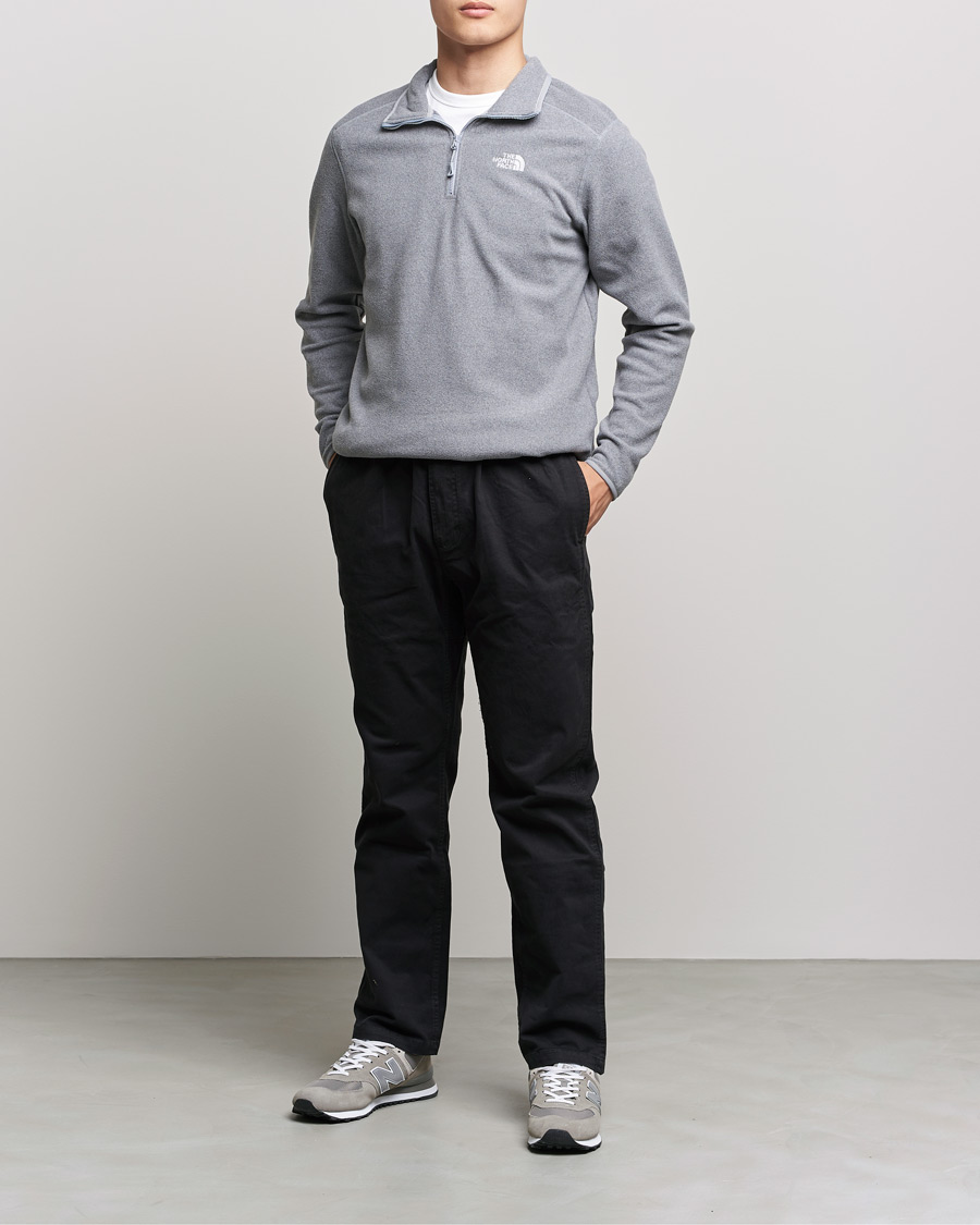 Homme | Pulls Et Tricots | The North Face | 100 Glacier 1/4 Zip Grey Heather