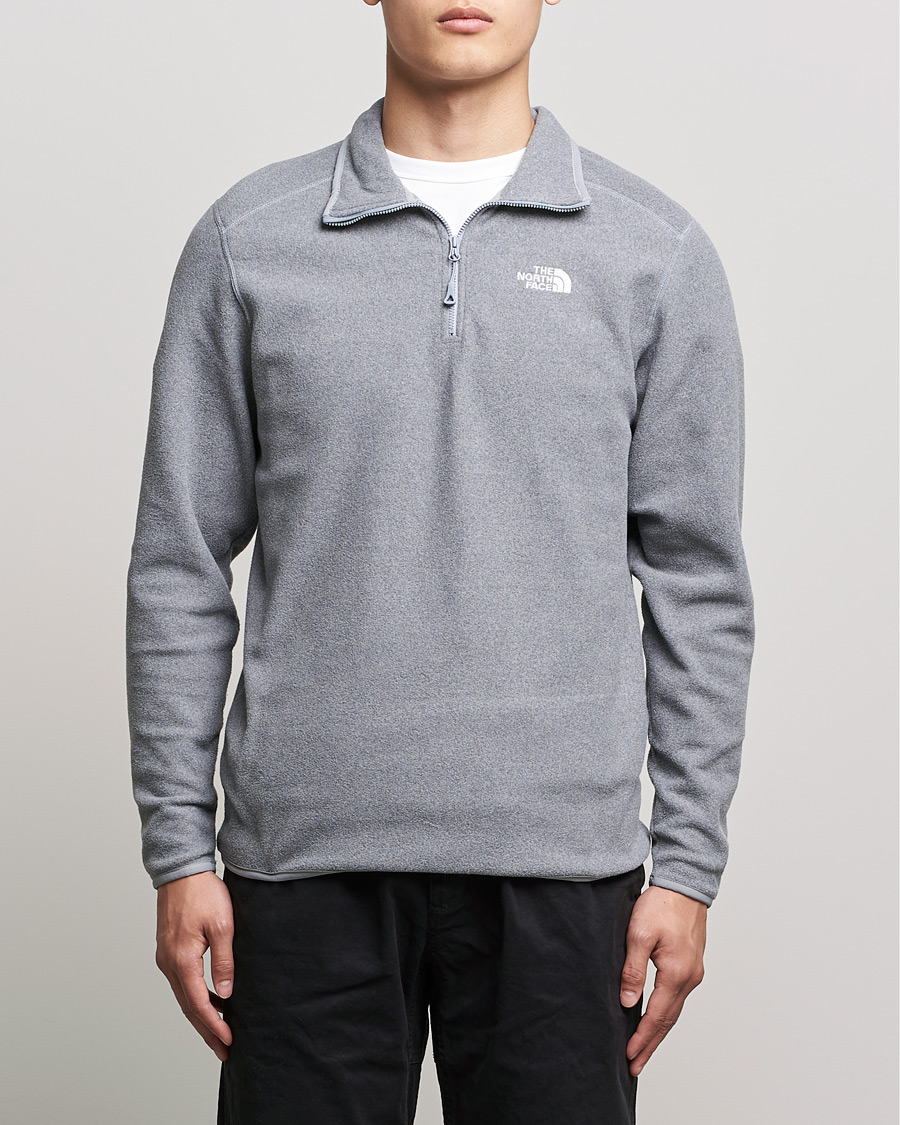 Homme | Pulls Et Tricots | The North Face | 100 Glacier 1/4 Zip Grey Heather