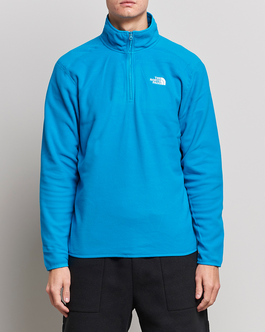 Homme | Pulls Et Tricots | The North Face | 100 Glacier 1/4 Zip Acoustic Blue