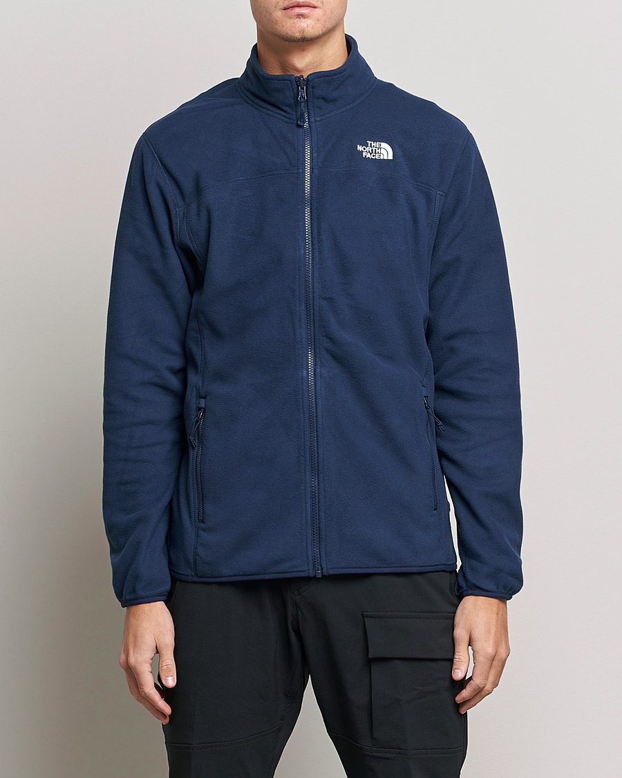 Homme | Pulls Et Tricots | The North Face | 100 Glacier Full Zip Summit Navy