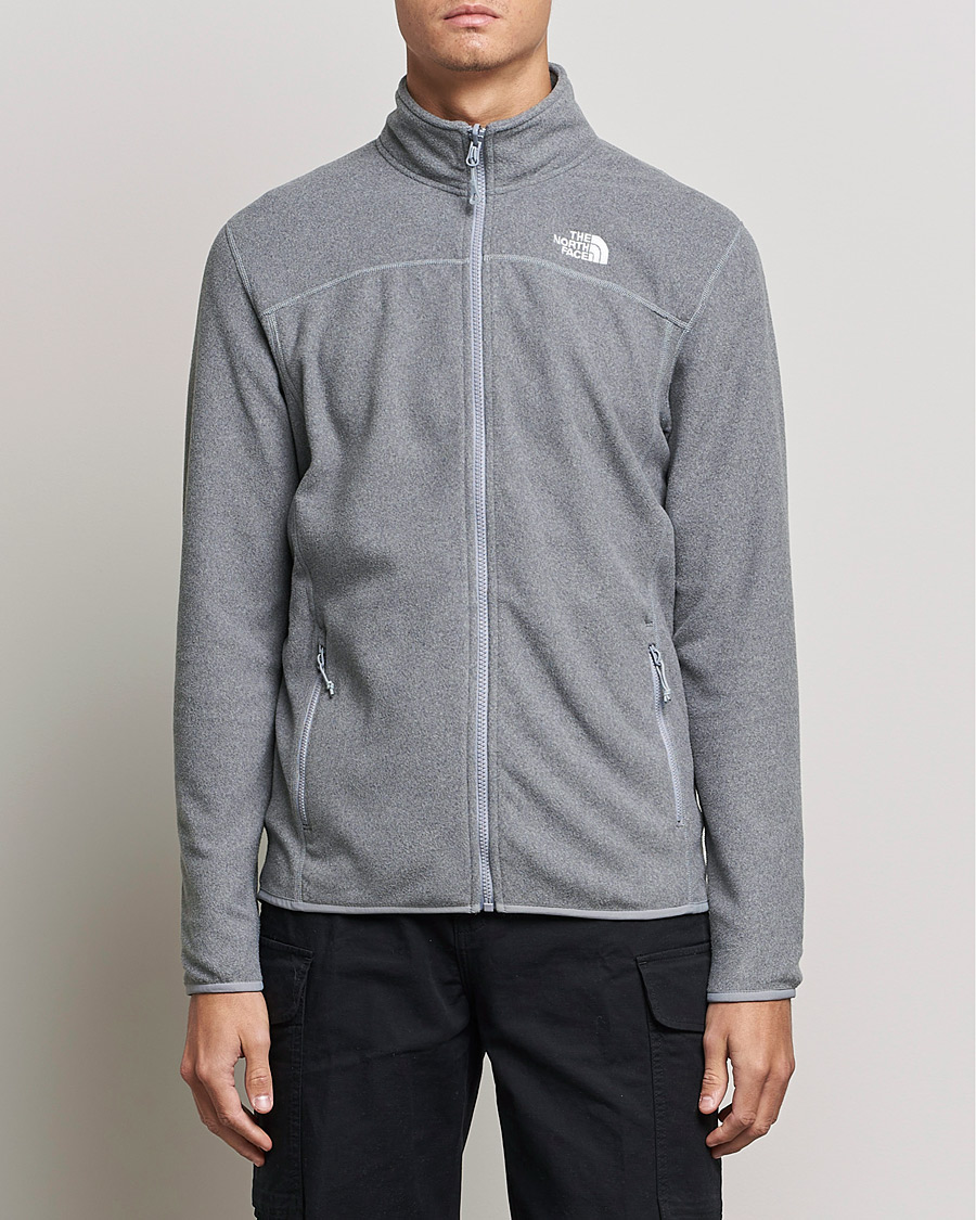 Homme | Pulls Et Tricots | The North Face | 100 Glacier Full Zip Grey Heather