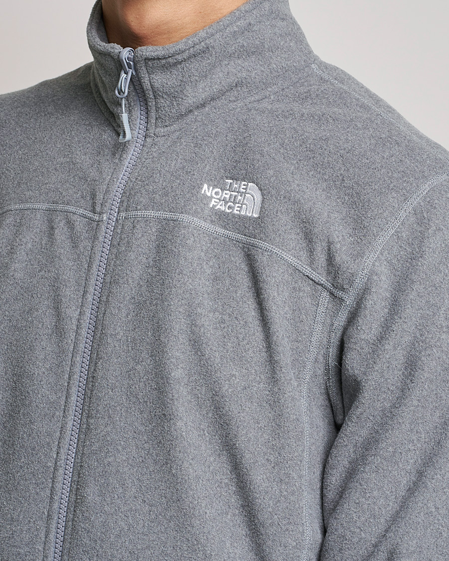 Homme | Pulls Et Tricots | The North Face | 100 Glacier Full Zip Grey Heather