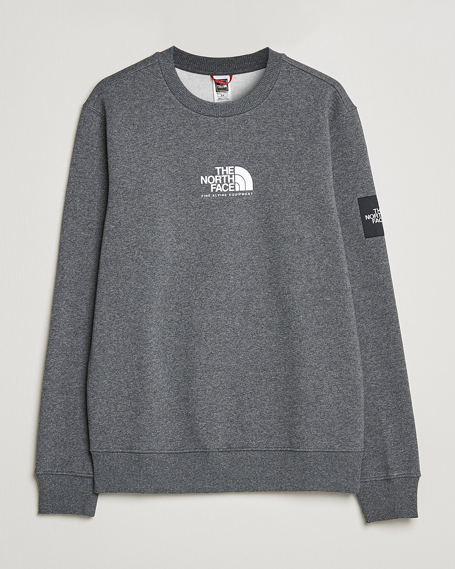 Homme | Pulls Et Tricots | The North Face | Fine Crew Neck Sweatshirt Grey Heather