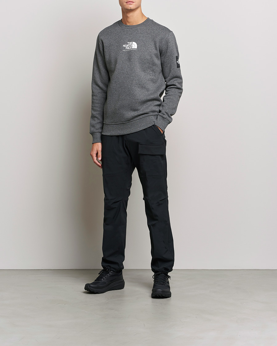Homme | Pulls Et Tricots | The North Face | Fine Crew Neck Sweatshirt Grey Heather