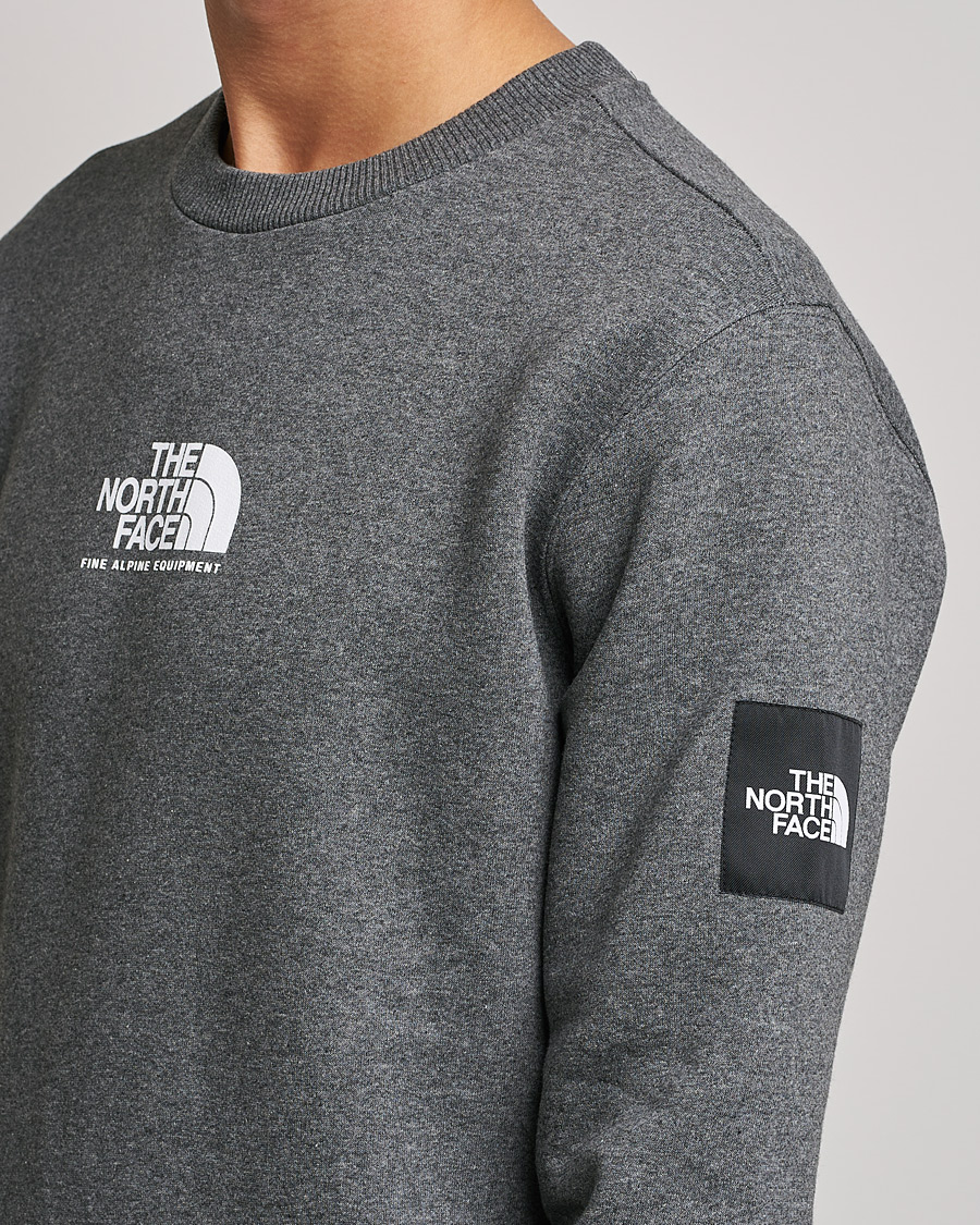 Homme | Pulls Et Tricots | The North Face | Fine Crew Neck Sweatshirt Grey Heather