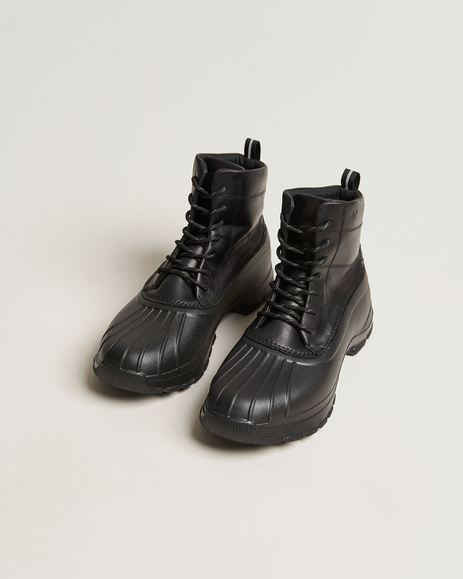 Homme | Sperry Duck Float Lace Up Core Boot Black | Sperry | Duck Float Lace Up Core Boot Black