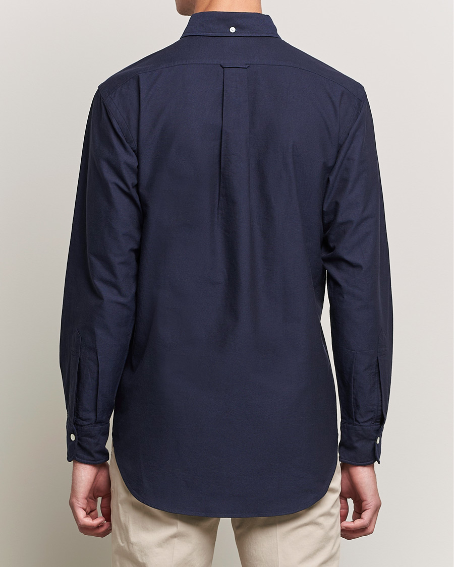 Homme | Chemises | Kamakura Shirts | Vintage Ivy Oxford BD Shirt Navy