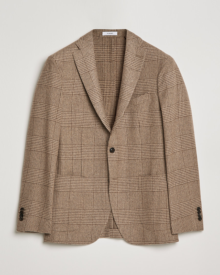 Homme | Blazers | Boglioli | K Jacket Prince Of Wales Check Blazer Beige