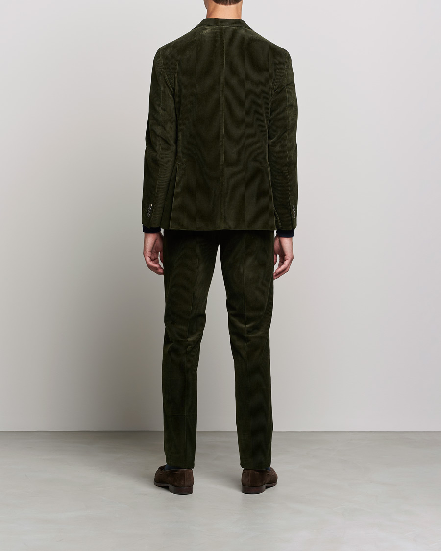 Homme | Costumes | Boglioli | K Jacket Wale Corduroy Suit Forest Green