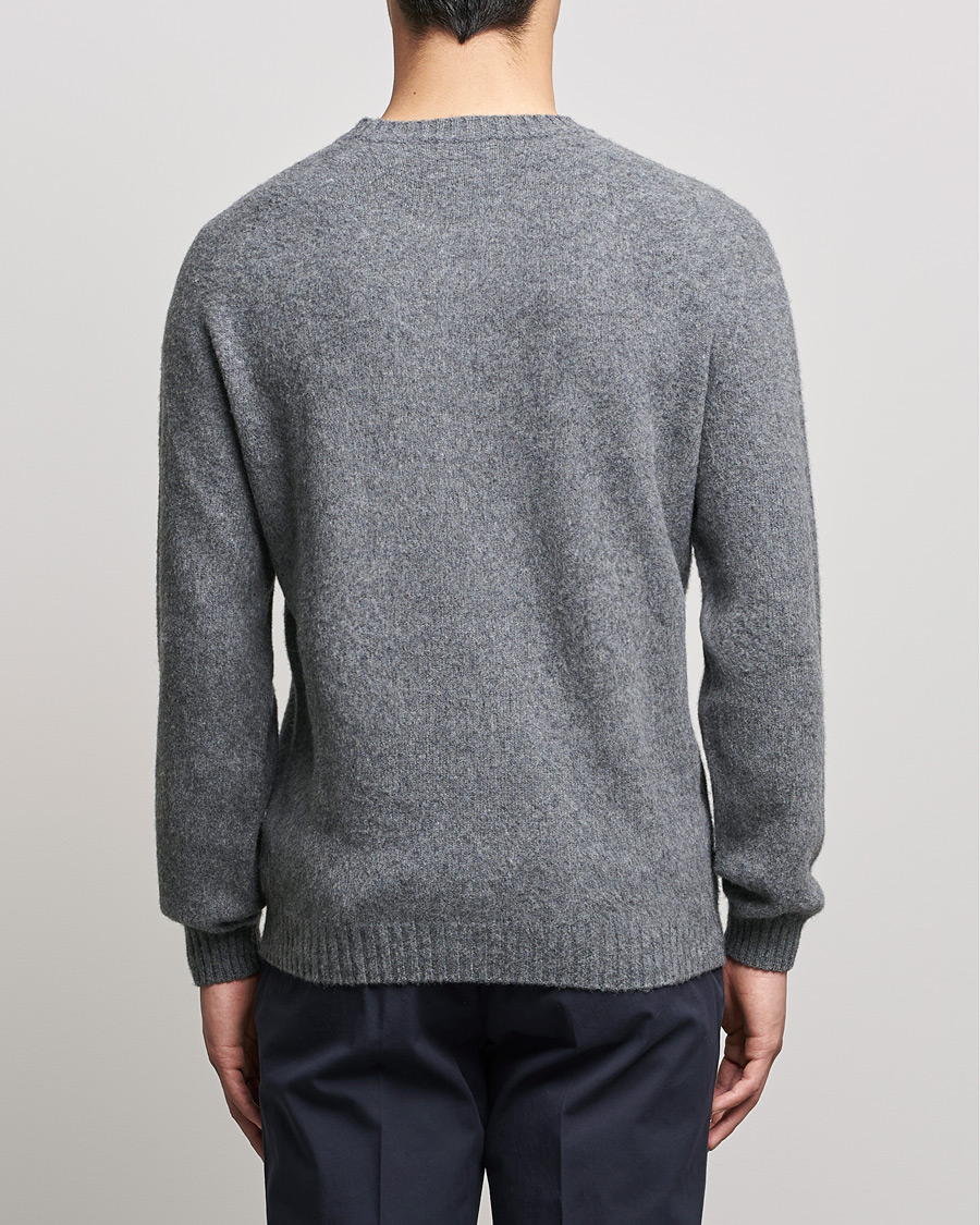 Homme | Pulls Et Tricots | Boglioli | Brushed Cashmere Sweater Grey Melange