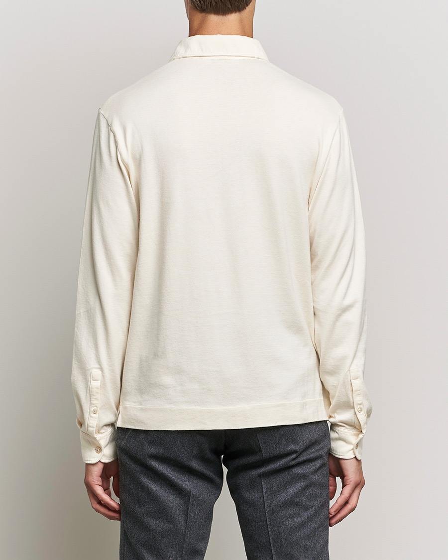 Homme | Pulls Et Tricots | Boglioli | Long Sleeve Polo Shirt Off White