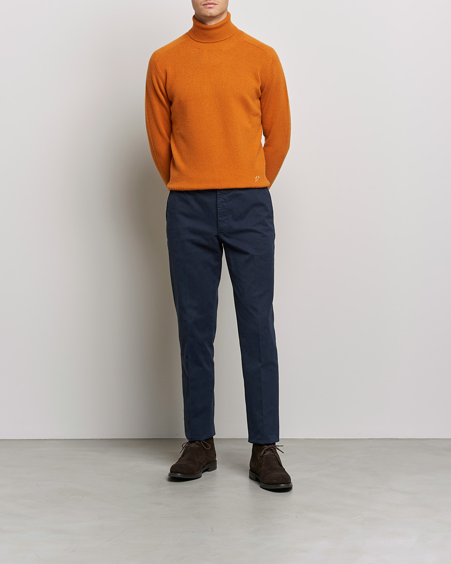 Homme | Pulls Et Tricots | Valstar | Cariaggi Cashmere Rollneck Orange