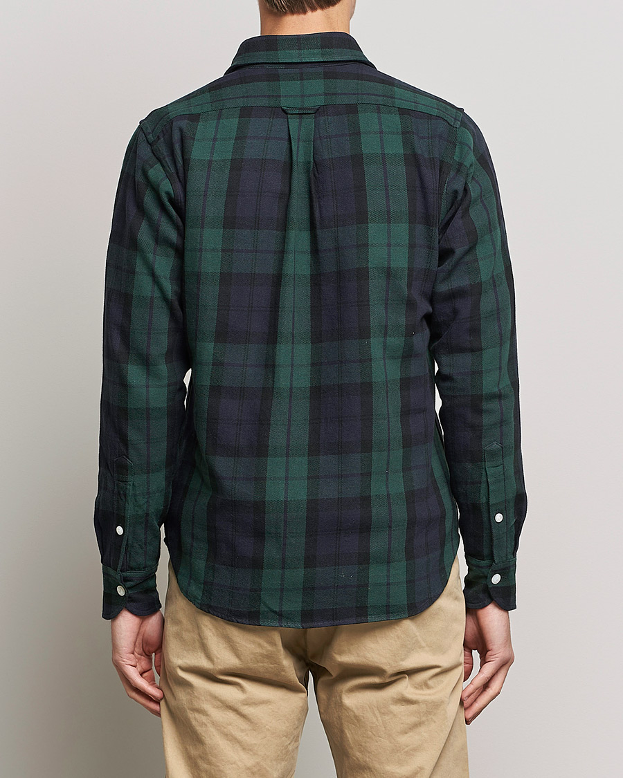 Homme | Chemises | Drake's | Rugged Cotton Twill Work Shirt Navy