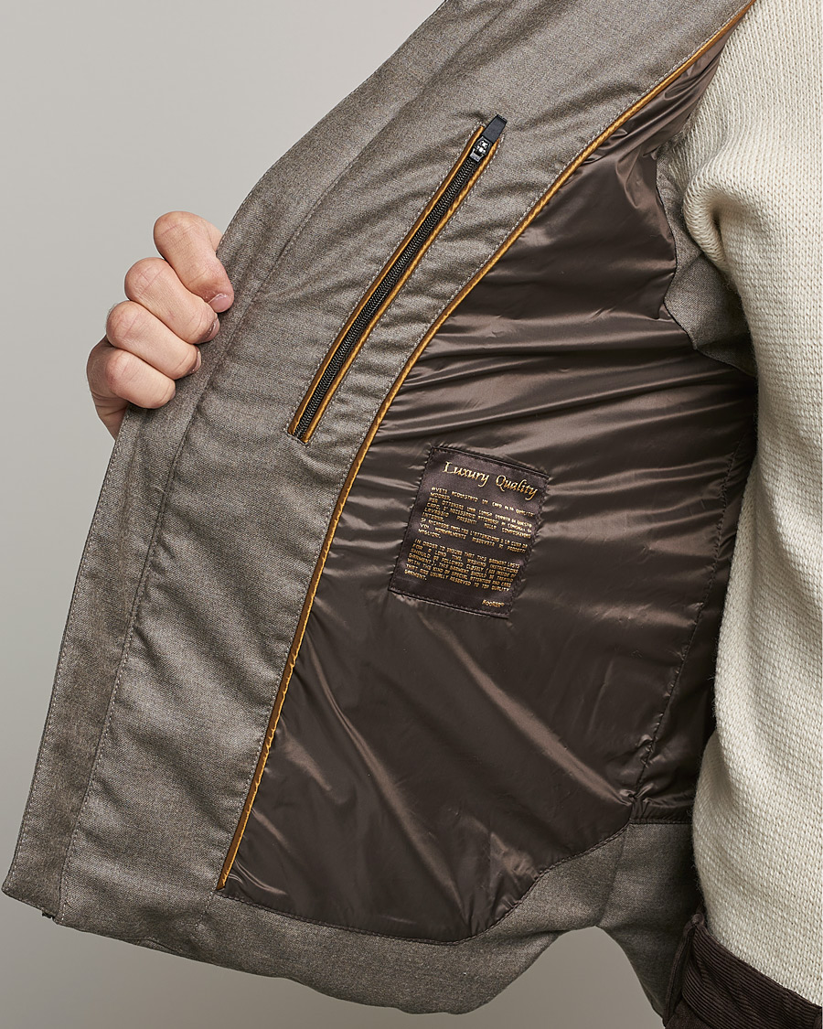 Homme | Manteaux Et Vestes | MooRER | Fire Wool/Cashmere Hooded Vest Beige