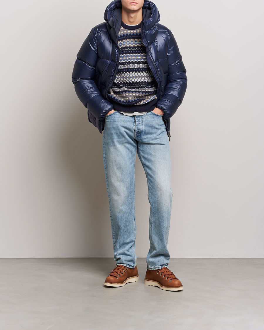 Homme | Manteaux Et Vestes | Pyrenex | Barry Hooded Down Jacket Amiral