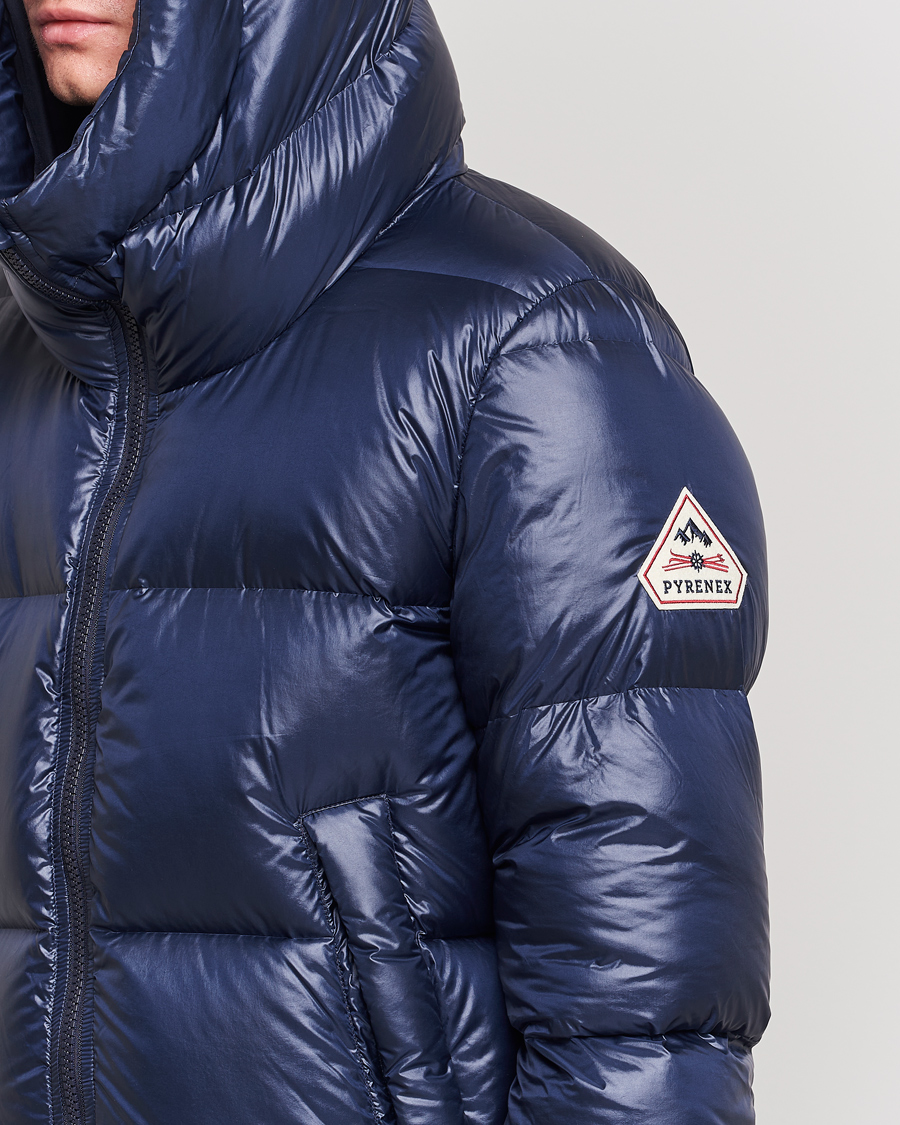 Homme | Manteaux Et Vestes | Pyrenex | Barry Hooded Down Jacket Amiral