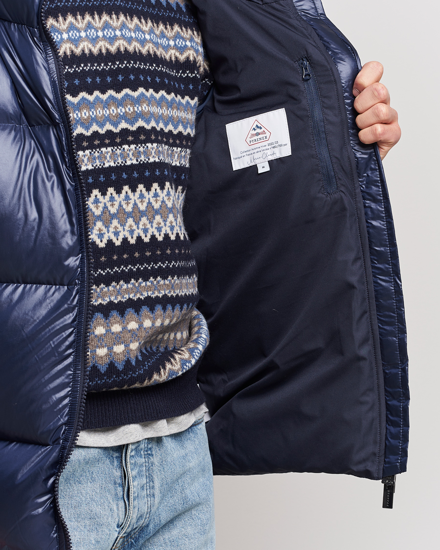 Homme | Manteaux Et Vestes | Pyrenex | Barry Hooded Down Jacket Amiral