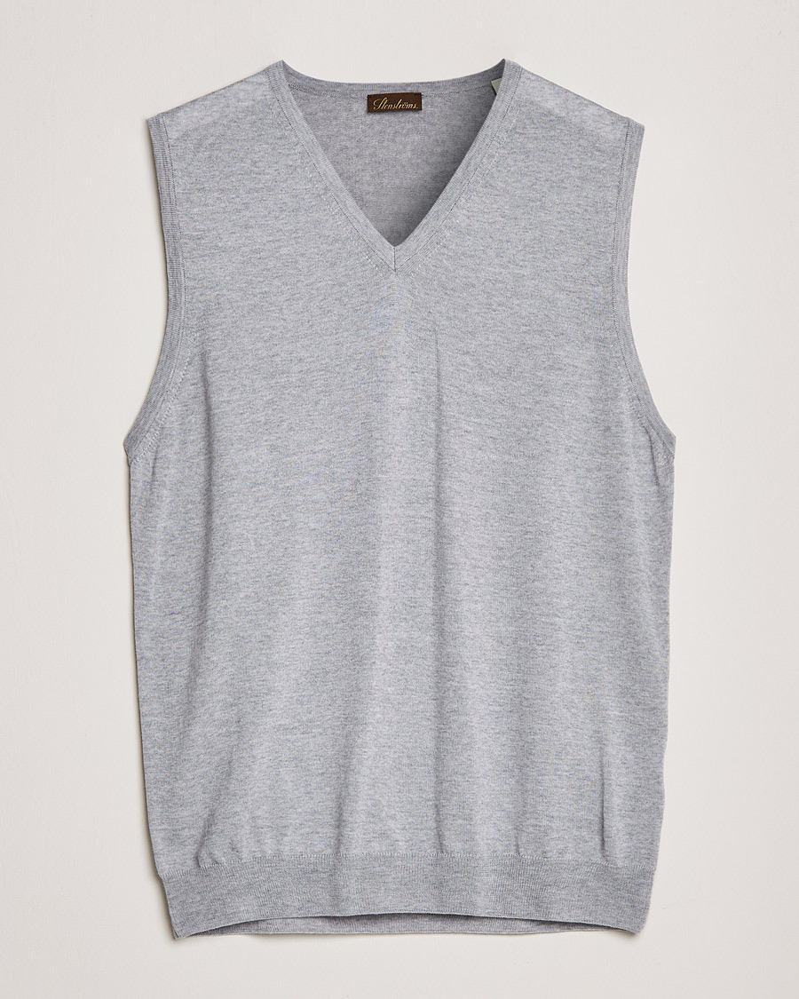 Homme | Pulls Et Tricots | Stenströms | Merino Slipover Light Grey