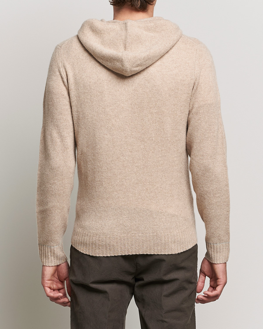 Homme | Pulls Et Tricots | Stenströms | Yak/Merino Full Zip Hoodie Beige