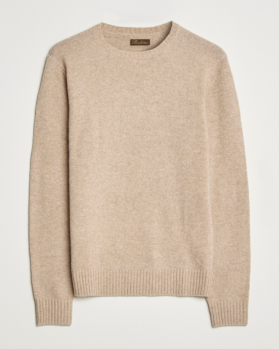 Homme | Pulls Et Tricots | Stenströms | Yak/Merino Crew Neck Beige