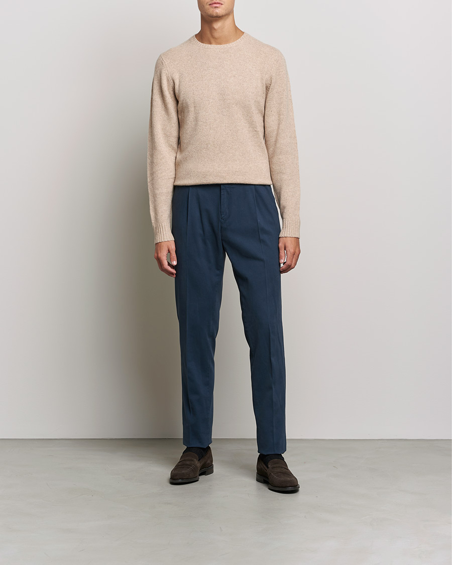 Homme | Pulls Et Tricots | Stenströms | Yak/Merino Crew Neck Beige