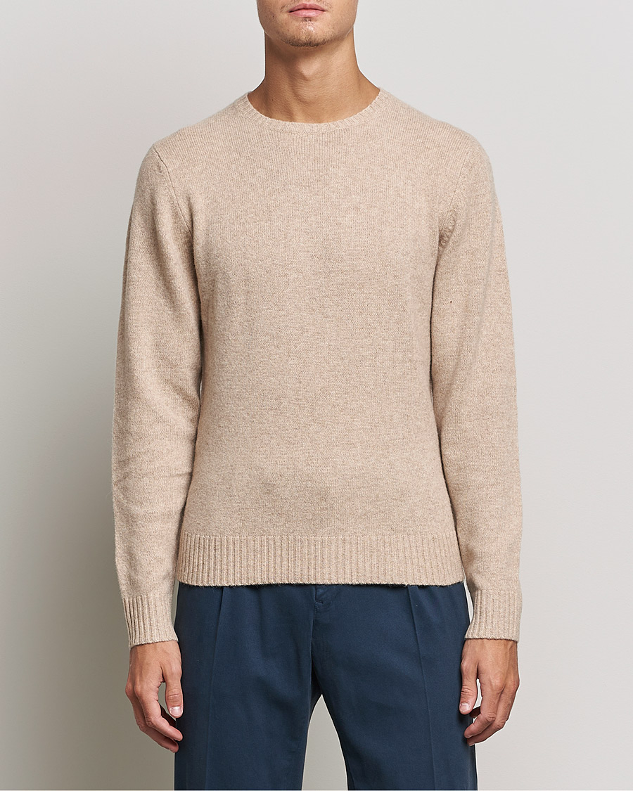Homme | Pulls Et Tricots | Stenströms | Yak/Merino Crew Neck Beige