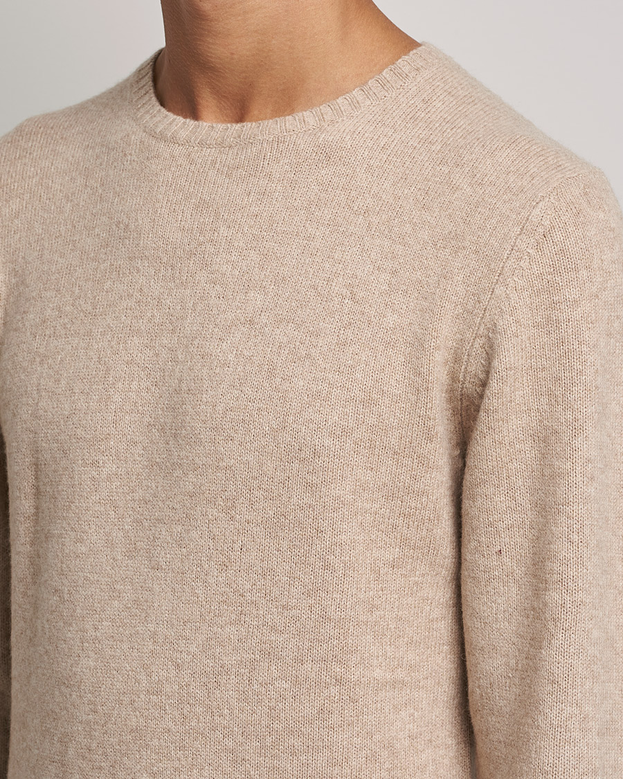 Homme | Pulls Et Tricots | Stenströms | Yak/Merino Crew Neck Beige