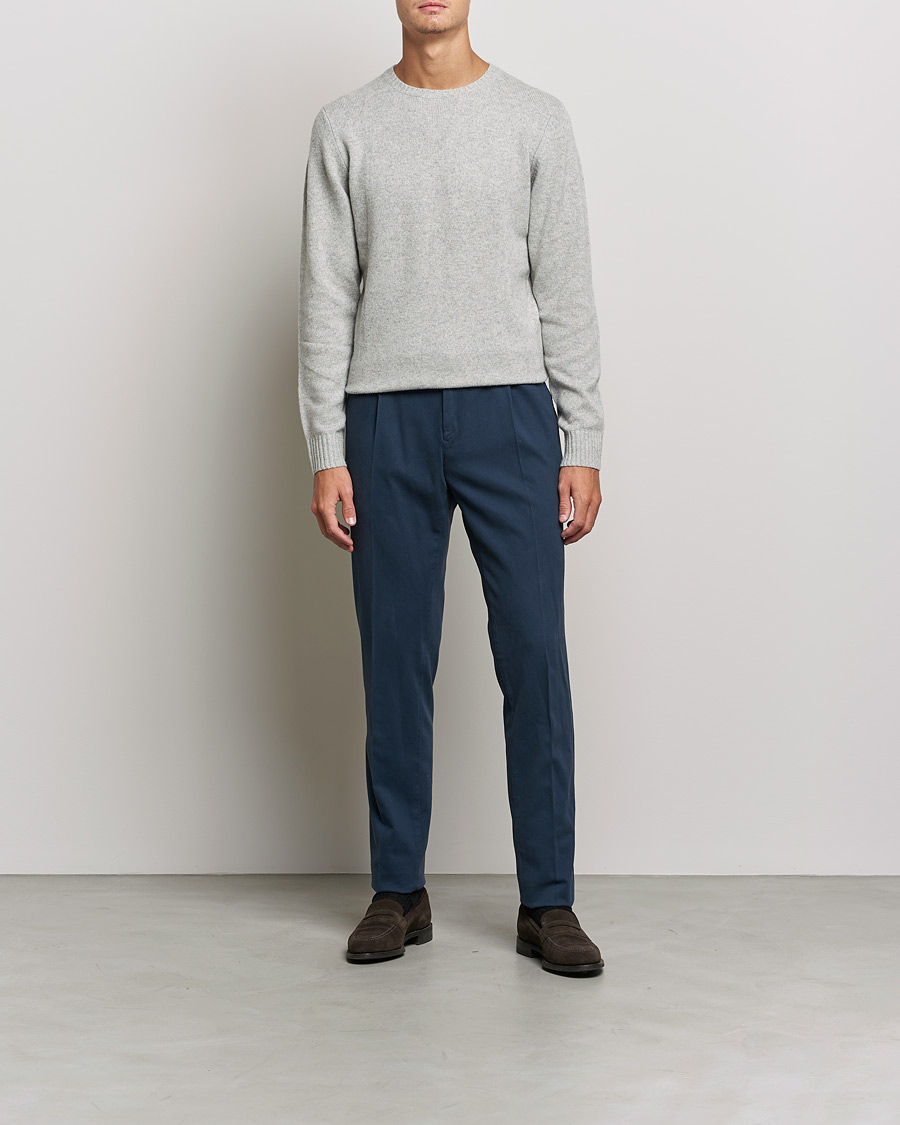 Homme | Pulls Et Tricots | Stenströms | Yak/Merino Crew Neck Grey