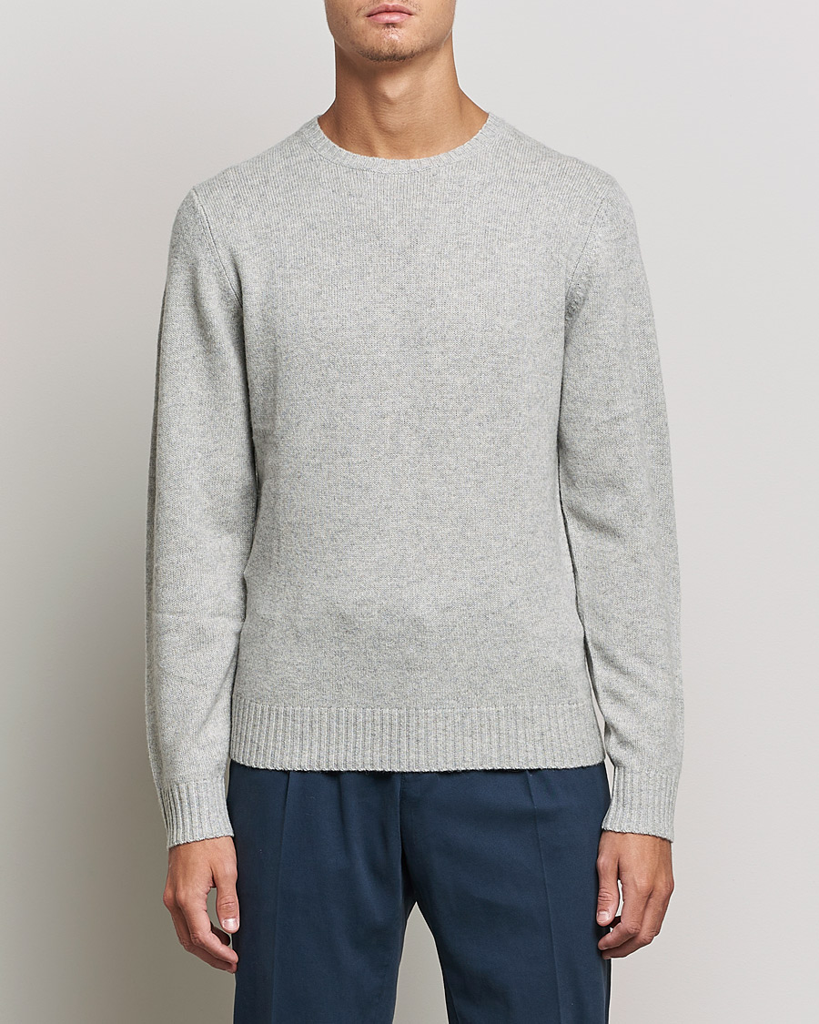 Homme | Pulls Et Tricots | Stenströms | Yak/Merino Crew Neck Grey