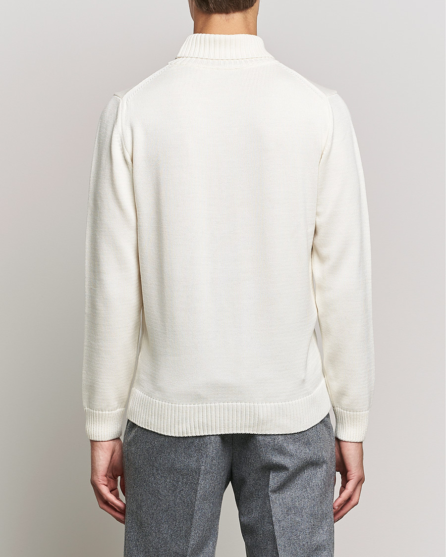 Homme | Pulls Et Tricots | Stenströms | Chunky Merino Rollneck Creme White
