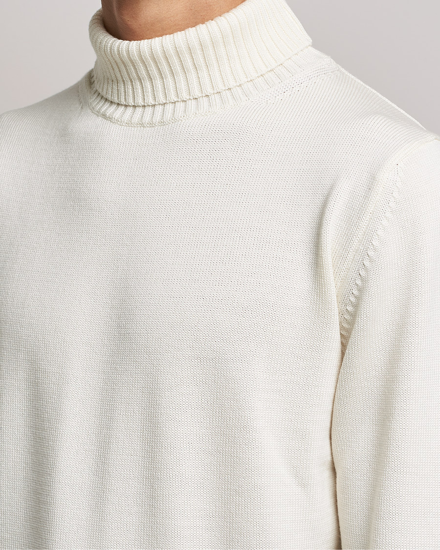 Homme | Pulls Et Tricots | Stenströms | Chunky Merino Rollneck Creme White