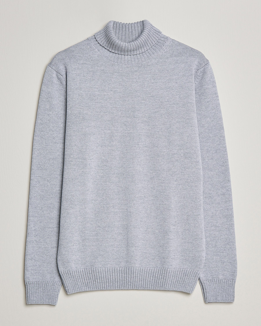 Homme | Pulls Et Tricots | Stenströms | Chunky Merino Rollneck Light Grey