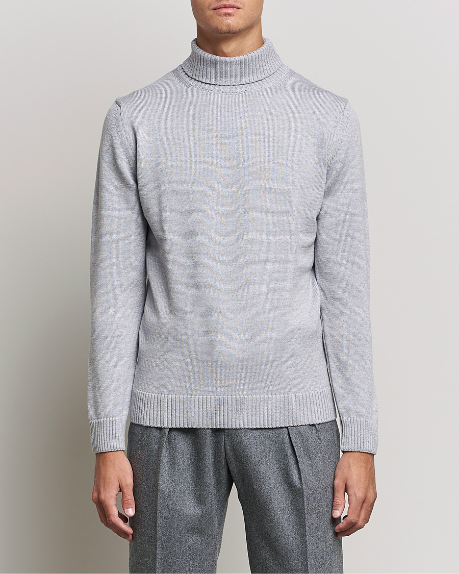 Homme | Pulls Et Tricots | Stenströms | Chunky Merino Rollneck Light Grey